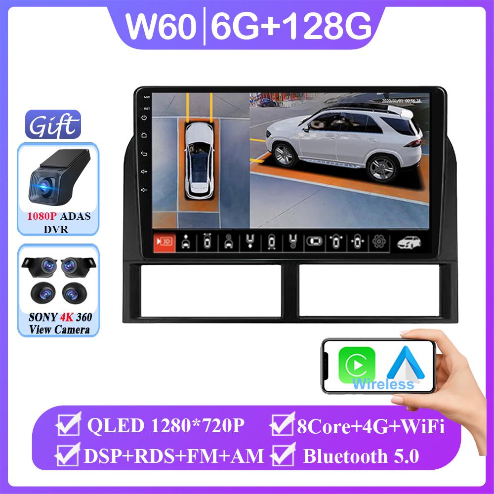 Android 14 2 Din автомобильный радиоприемник мультимедийный плеер навигация для Jeep Grand Cherokee II WJ 1998 - 2004 Carplay Auto GPS DVD головное устройство