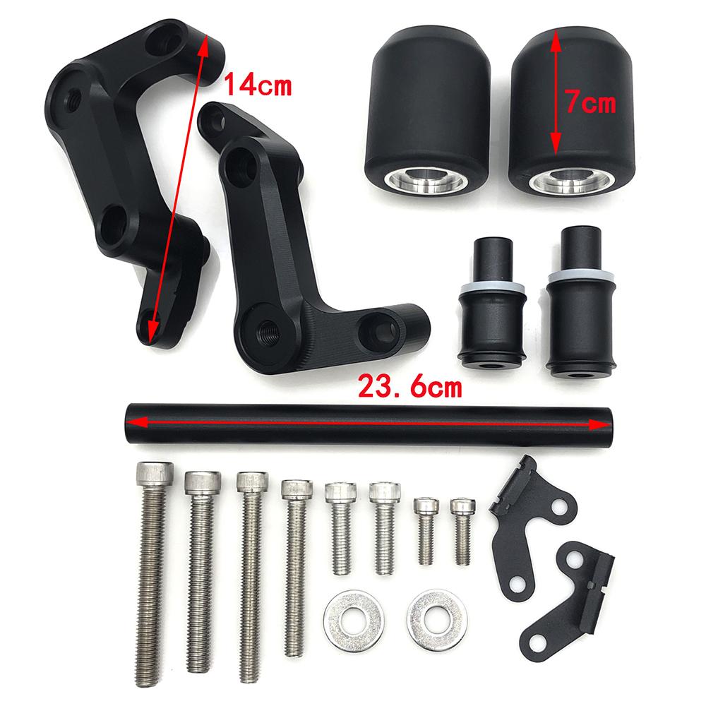 Мотоциклетный слайдер с алюминиевой рамой с ЧПУ, защитный чехол-слайдер для KTM Duke790 Duke890 Duke 790 890