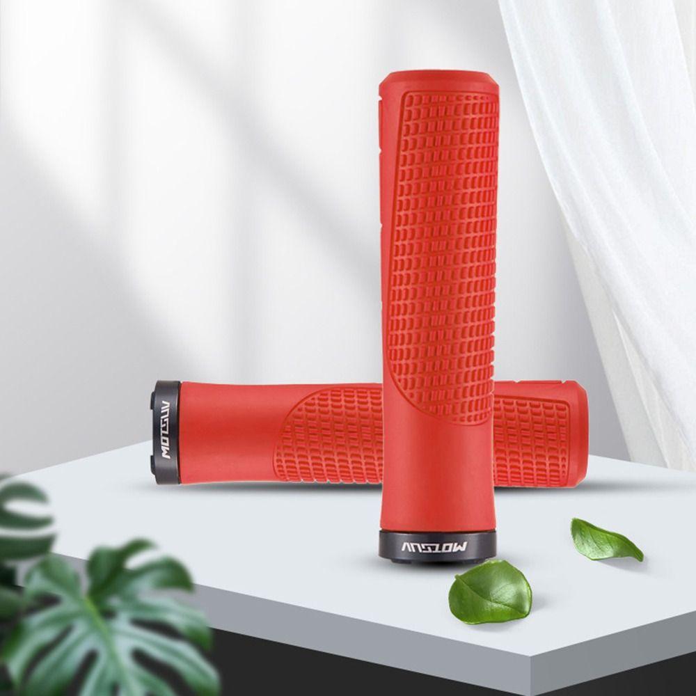 Резиновые алюминиевые ручки для велосипеда, противоскользящие ручки для велосипеда, руль для горного велосипеда, шоссейного велосипеда