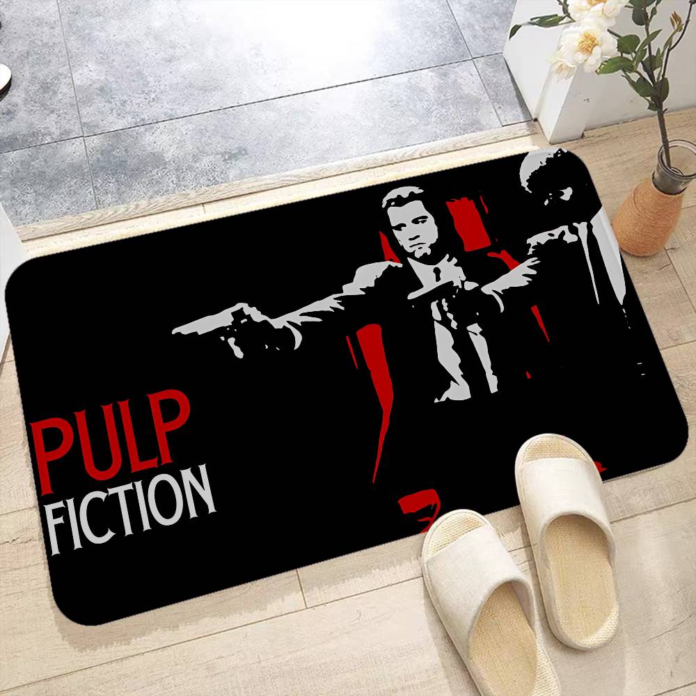Film P-Pulp F-Fiction Room Mats Cheaper Anti-slip Modern Living Room Balcony Printed Household Carpets