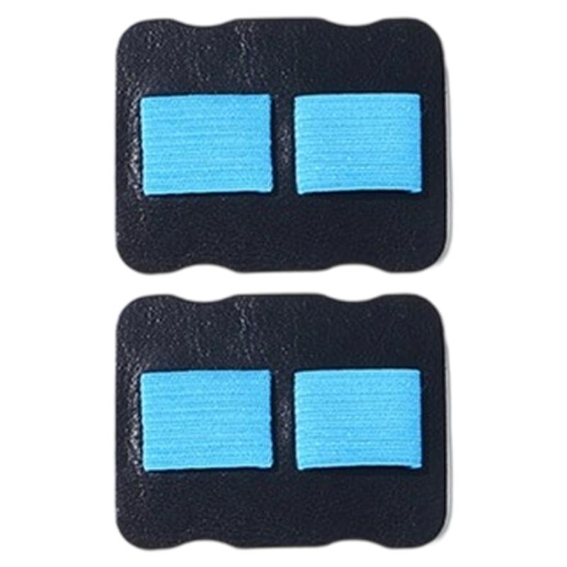 2Pcs Double Slots Leather Pen Organiser Adhesive Pen Organiser with Double Elastic Bands for Hardcover Notebook Planner