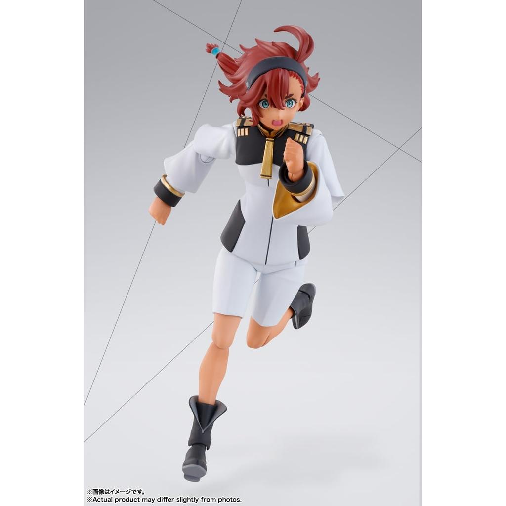 TAMASHII NATIONS SHFiguarts Gundam Witch из Mercury Suletta Mercury 140 мм окрашенная фигурка из ПВХ и АБС