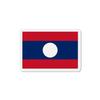 Aimant Drapeau Laos - Multicolore - 6 Cm - 50 Pièces - Résine Synthétique - Mixte