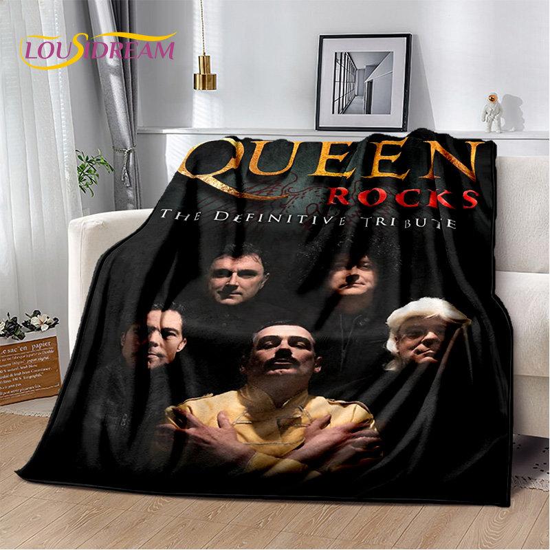 Фредди Меркьюри Queen-Рок-группа Мягкое Плюшевое Одеяло, Фланелевое Одеяло Плед для Гостиной Спальни Кровати Дивана Покрытие для Пикника