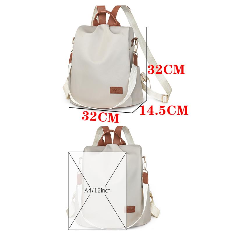 Модный рюкзак для женщин из ткани Оксфорд, сумка через плечо 2024, школьные сумки для девочек-подростков, легкие женские дорожные сумки-рюкзаки Mochila Feminina