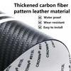 KLYD4 Car Styling 4pcs Carbon Fiber Auto Door Sill Protector Stickers For Ford Focus 2 3 4 Mondeo Fiesta ecosport Kuga Fusion Ghia