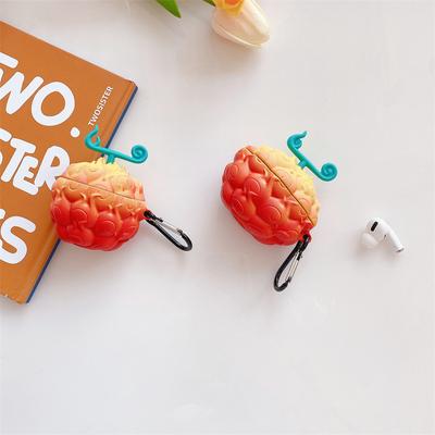 Чехол для Airpods 4 20241, 3D мультфильм дьявольский фрукт аниме силиконовый противоударный чехол для наушников для Airpod 4 чехол для детей мальчиков мужчин