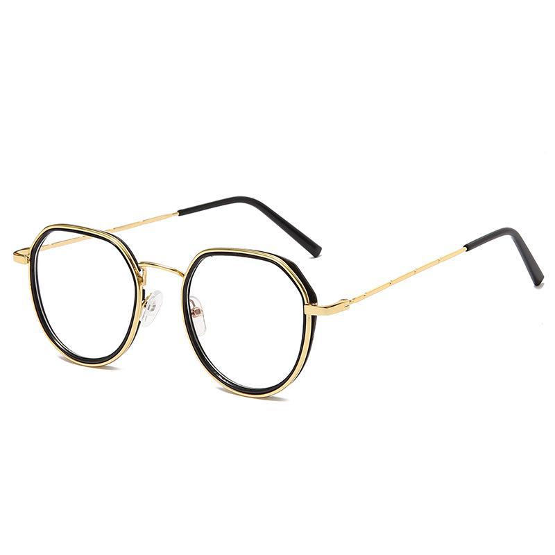 Women's Korean Style Anti-Blue Light Polygonal Glasses