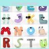Adorable Alphabet Lore Letter A Plush Dolls Baby Educational Toys