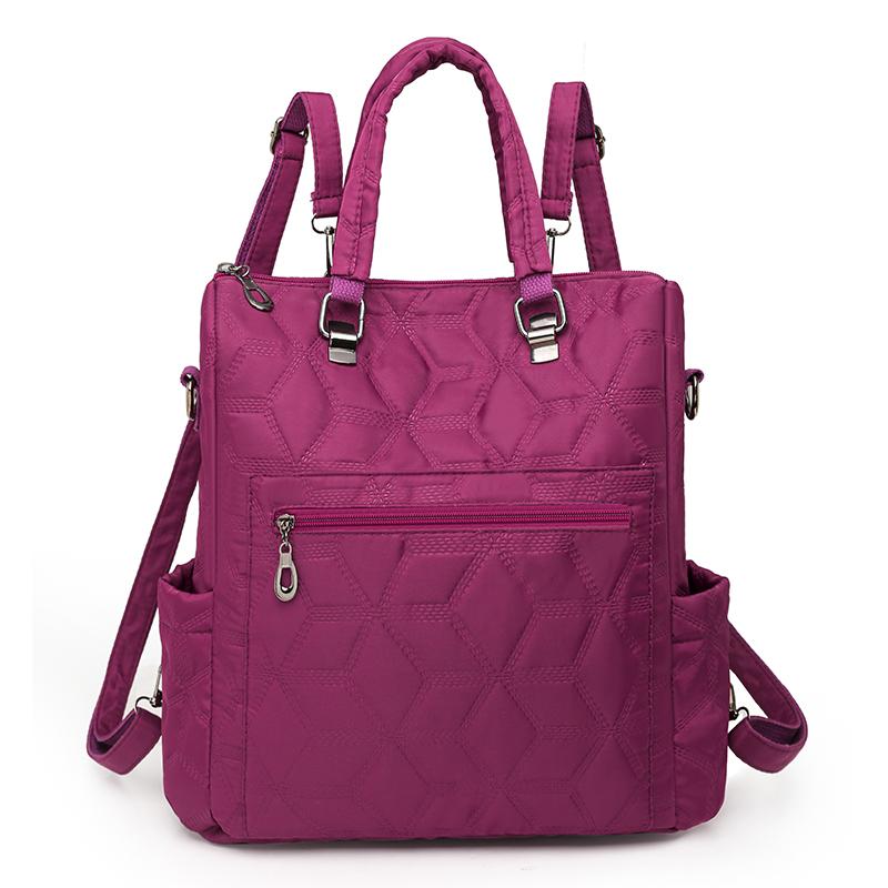 Многофункциональный рюкзак женский мягкий кожаный сумка через плечо сумка