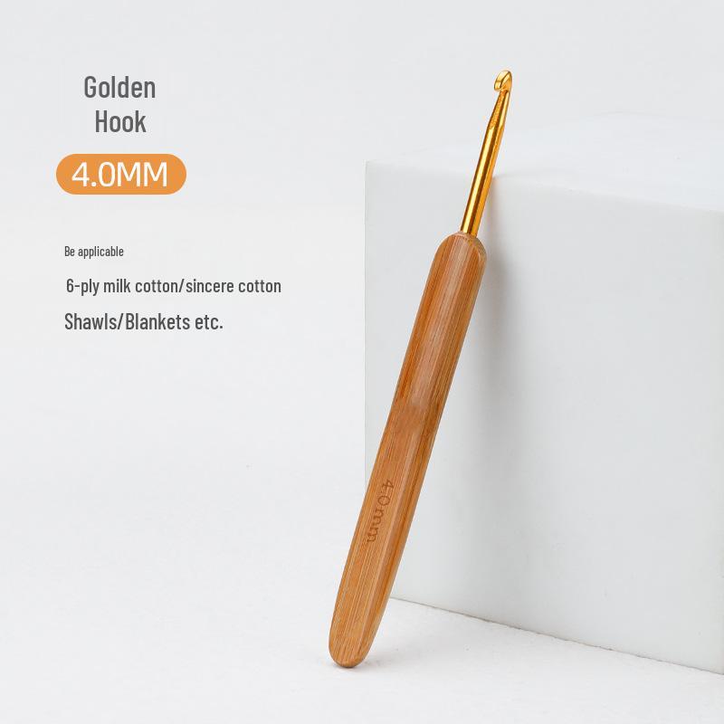 Карбонизированный бамбуковый крючок для вязания шерстяных свитеров ручной вязки и кукольных тапочек