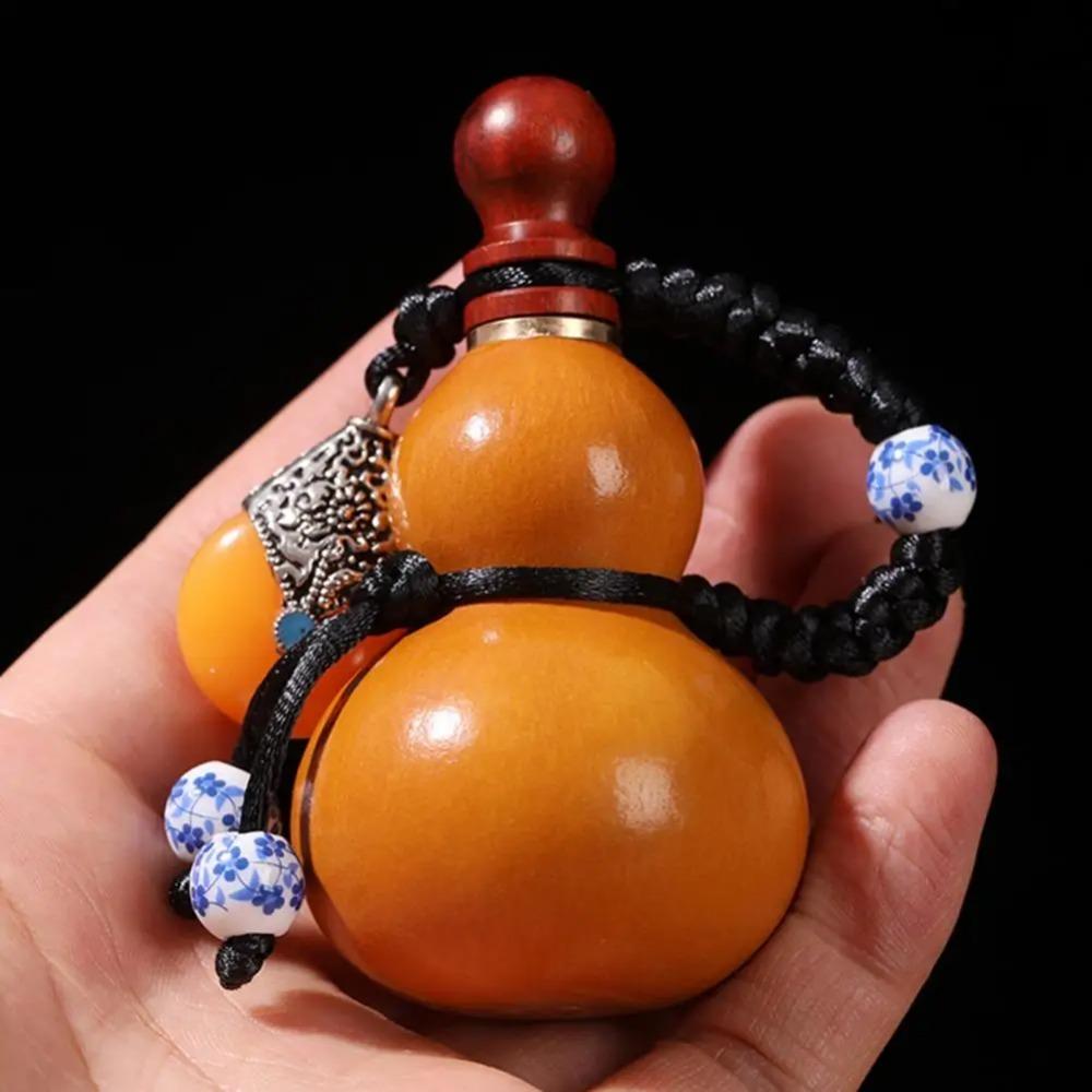 Retro Mini Gourd Decor Chinese Style Gourd Pendant Portable Water Bottle Travel