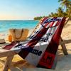 Atletico Madrid Customize Your Name Beach Towel Super Soft & Absorbent Perfect for Traveling Yoga Camping and Swimming