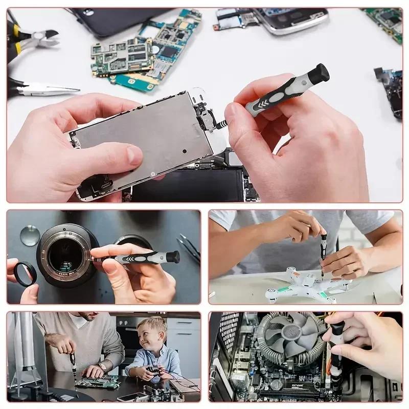 Набор отверток для электроники 115 в 1 прецизионные отвертки инструменты гаечный ключ профессиональный магнитный ремонтный инструмент ремонт ноутбуков