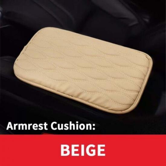 PU Leather Car Armrest Pad Cover Universal Center Console Arm Rest Seat Box