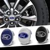qmzhr10 4pcs 54mm Car Styling Wheel Center Cap Hub Covers Badge For Ford Focus mk1 C-Max Edge ST 3 S-MAX Fusion Ranger Kuga Accessories