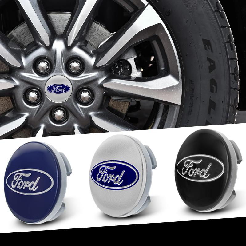 qmzhr10 4pcs 54mm Car Styling Wheel Center Cap Hub Covers Badge For Ford Focus mk1 C-Max Edge ST 3 S-MAX Fusion Ranger Kuga Accessories