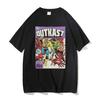 Outkast Inspired Comic Book Rap Graphic Print Tshirt Unisex Women Vintage T-shirt Unisex Cotton Oversized Tee Unisex Hip-Hop T Shirts