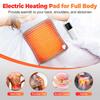 EU Electric Foot Warmer Pad - Detachable Heating Mat with Adjustable Warmth & Auto Power-Off for Home Office Use