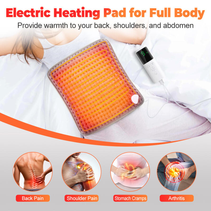 EU Electric Foot Warmer Pad - Detachable Heating Mat with Adjustable Warmth & Auto Power-Off for Home Office Use
