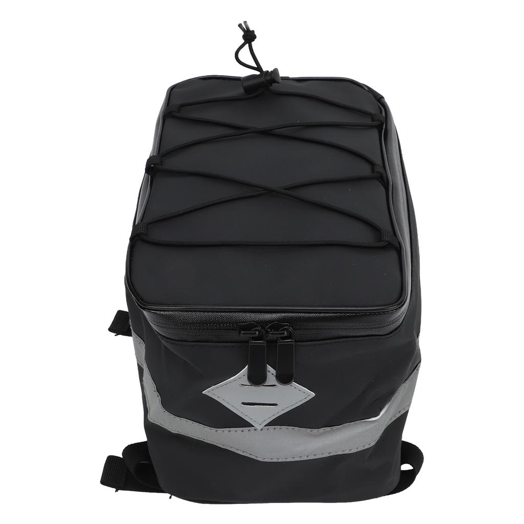 Сумка для заднего багажника велосипеда, водонепроницаемая, светоотражающая, большой емкости, с чехлом для дождя