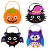 Trick Or Treat Halloween Candy Bag Halloween Decoration Gift Basket Party Halloween Bag  For Kids