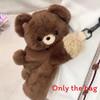 Panda Plush Little Bag Doll With Earphones Raccoon Crossbody Bag Gift Present