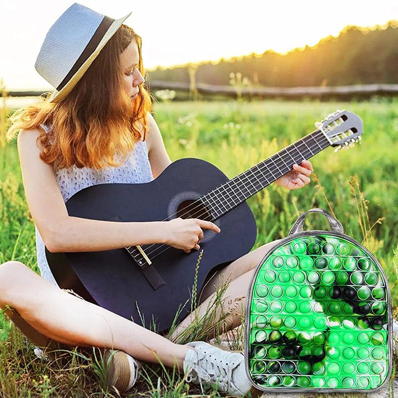 Camaron Pop Fidget Bag для девочек и мальчиков, сумка Popits, сумка-антистресс, игрушки, школьная сумка для девочек и мальчиков, рюкзак, школьная сумка, детская сумка