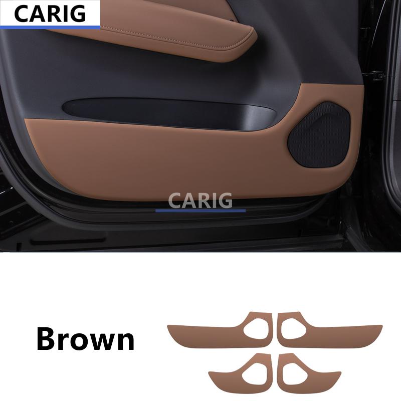 For VOLVO XC60 17-26 Leather Door Anti-kick Sticker Modified Car Interior Protection Film Modification Accessories Refit