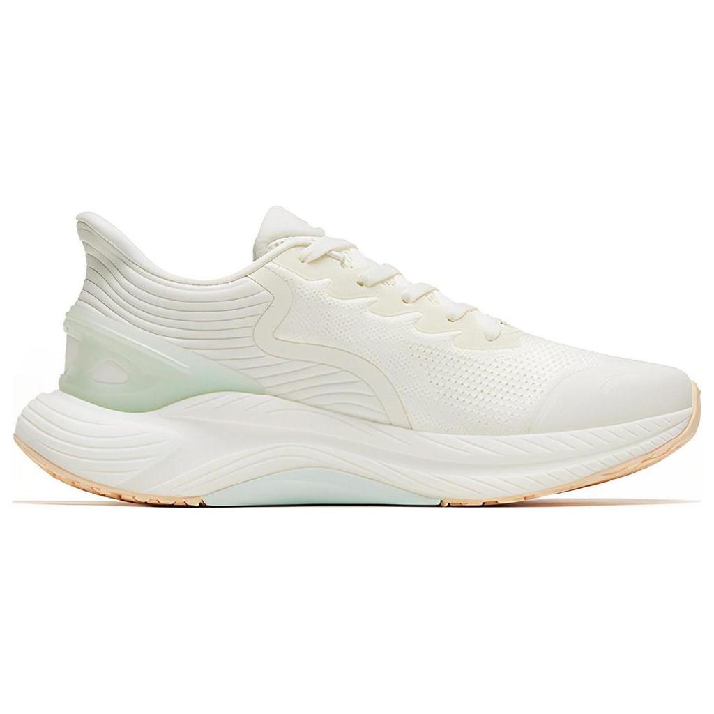 Anta Gen 3.0 Lite Cushioning Slip Resistant Abrasion Resistant Low top Running Shoes Women's Ivory White 122315586-3