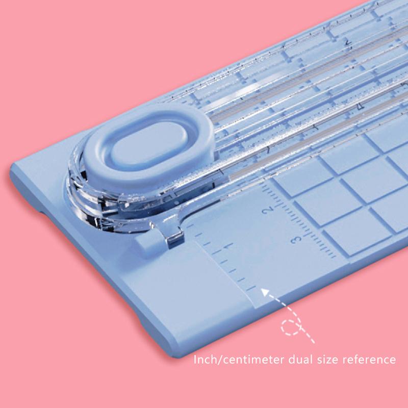 Portable A3 Paper Cutter Photo Cutter High Quality Durable Morandi Color Manual Cutting Tool Student School Office Supplies