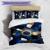 Club Brugge FC Printed 3PCS Bedding Set Breathable Duvet Cover with Pillowcases Decorative Bed Linen for Bedroom Home