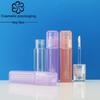 5 мл квадратный прозрачный тюбик для блеска для губ - пустой, с толстыми стенками, прозрачная косметическая упаковка