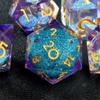 Игральные кости Liquid Core Quicksand Resin DND, игральные кости Sharp Edge Dungeons and Dragons Polyhedron для ролевых игр RPG Explorer Magic