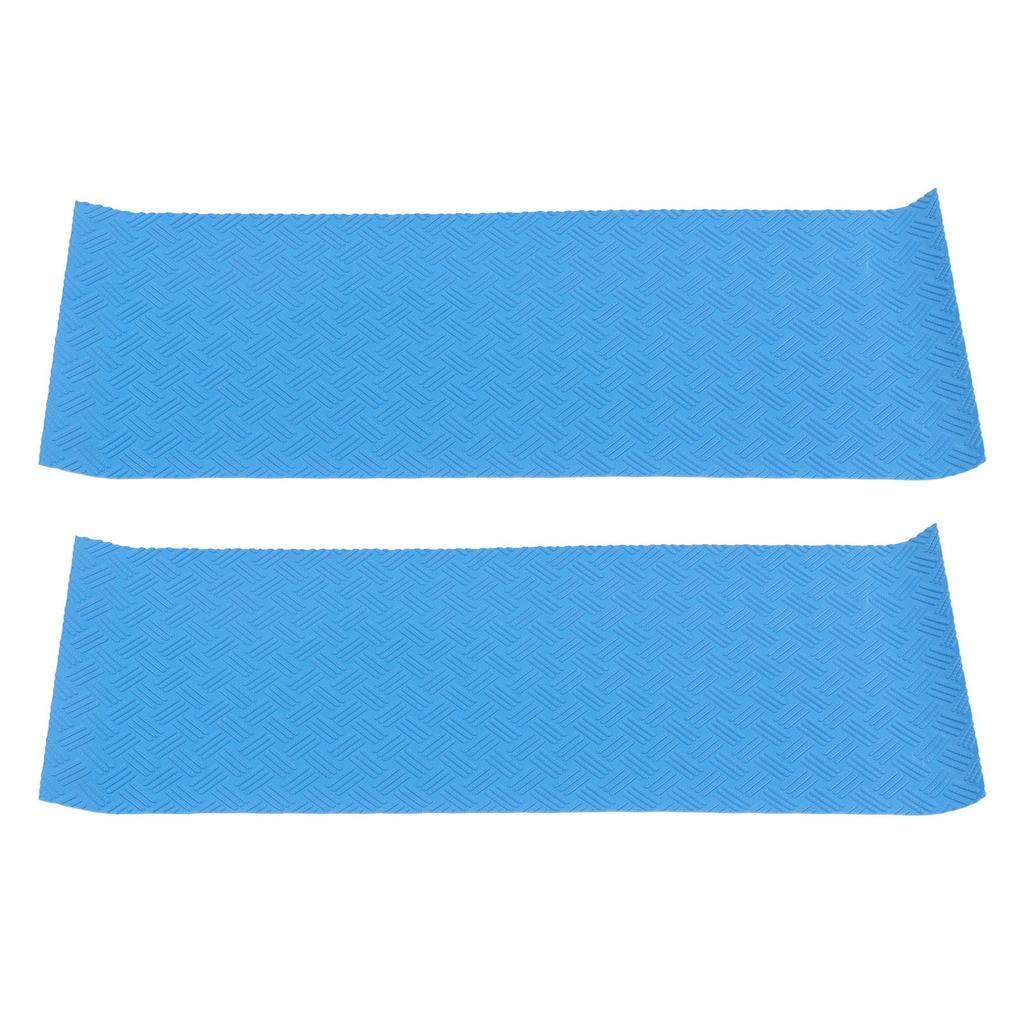2 шт. Коврик для лестницы бассейна Резиновая защитная напольная накладка для ступени 60x24x0,1 см Набор
