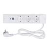 Recessed Power Strip 3xOutlets 2xUSB A 1xUSB C PD20W Ports Table Socket with 1.5M Cord  Standard