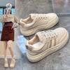 White Shoes for Women  Spring New Student Korean Style Ins Trendy All-Match Thick Bottom Board Shoes Spring and Autumn Casual Shoes Sh507