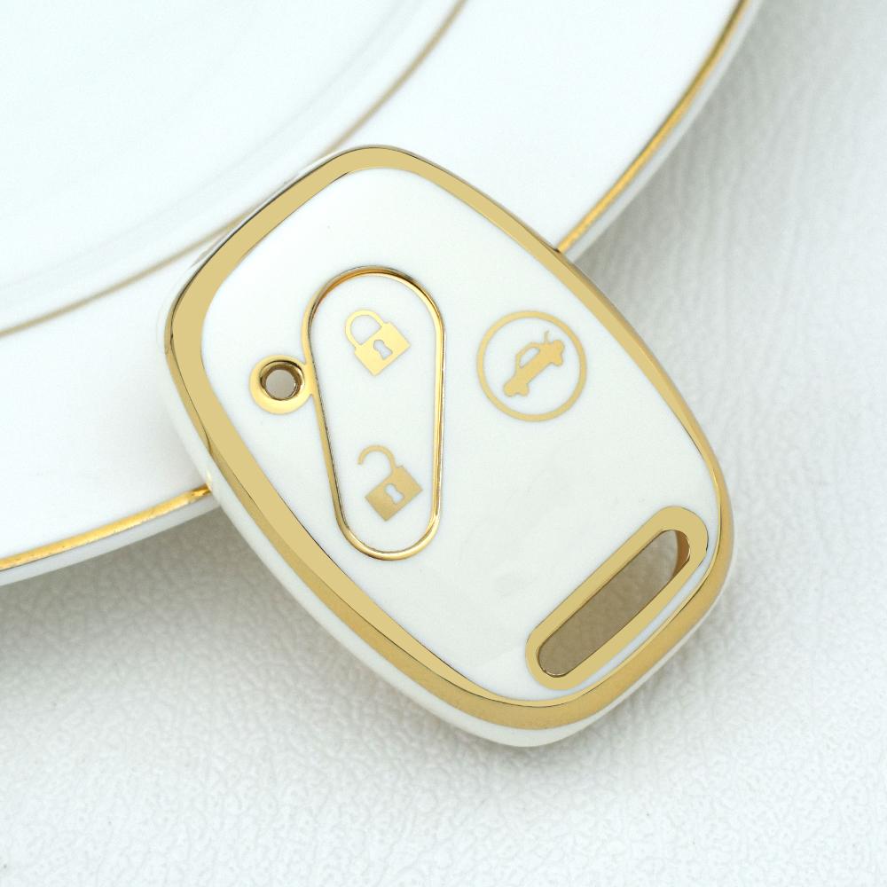 3 Buttons Remote Car-Styling Key Case Tpu Cover For Honda Accord CRV Civic Pilot Insight Ridgeline
