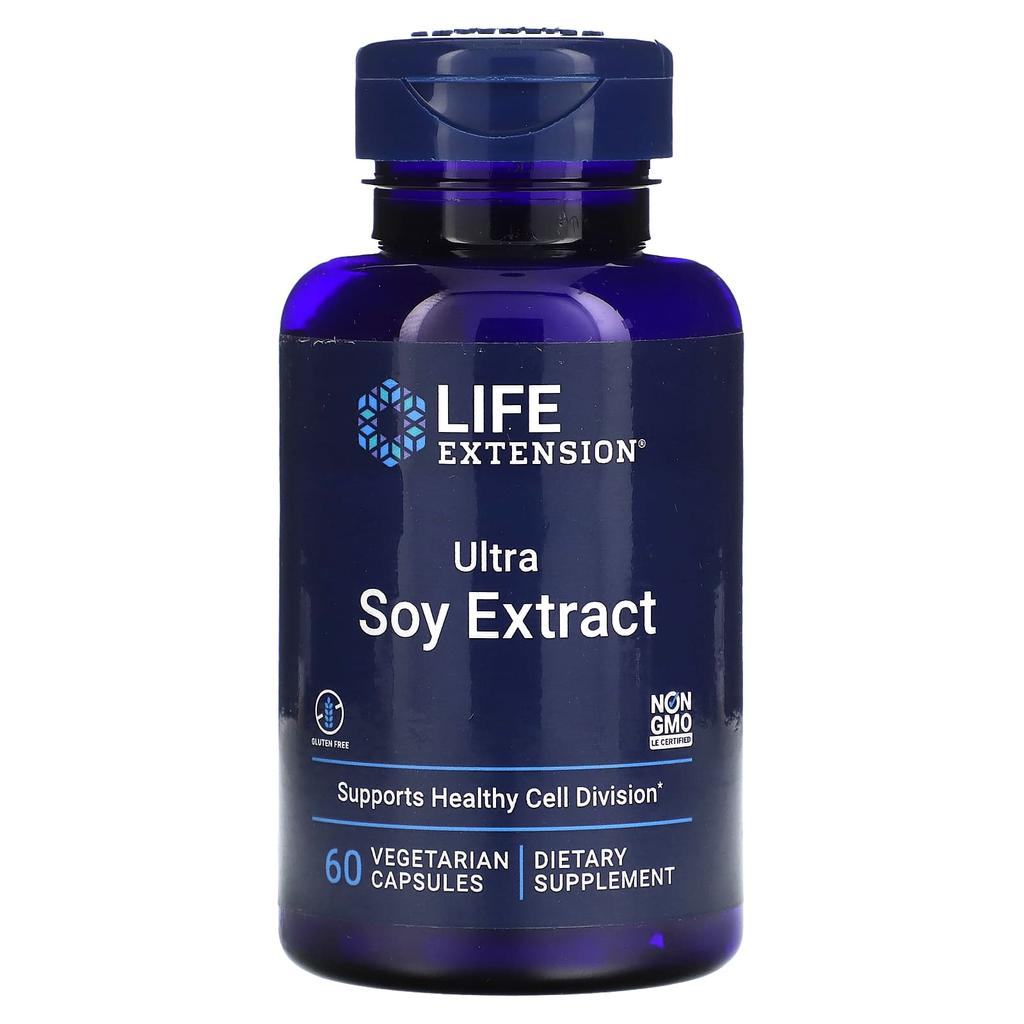 Life Extension, Ультра Соевый Экстракт, 60 Растительных Капсул