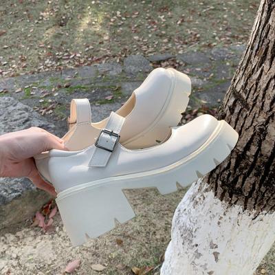 2021 женская обувь Мэри Джейн, женская винтажная обувь для девочек на высоком каблуке и платформе, туфли Лолиты в японском стиле, студенческая обувь большого размера