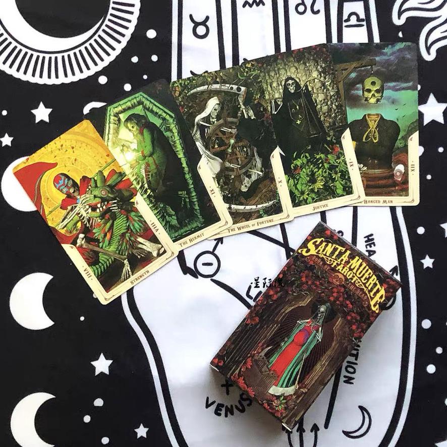 Карты Таро Санта Муэрте: Колода из 78 карт с художественными иллюстрациями и PDF-путеводителем