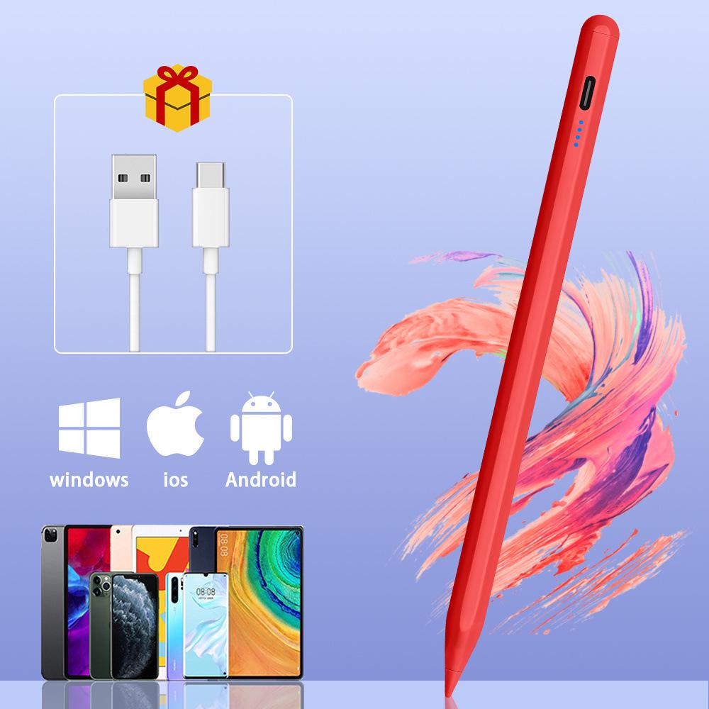 Емкостный стилус для iPad, совместимый с Apple Pencil, с магнитной зарядкой