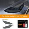 Для Tesla Model 3 X Y S Автомобильные Фары Тонировка Дымчато-Черная Защитная Пленка Защита Прозрачная TPU Наклейка Аксессуары Стайлинг