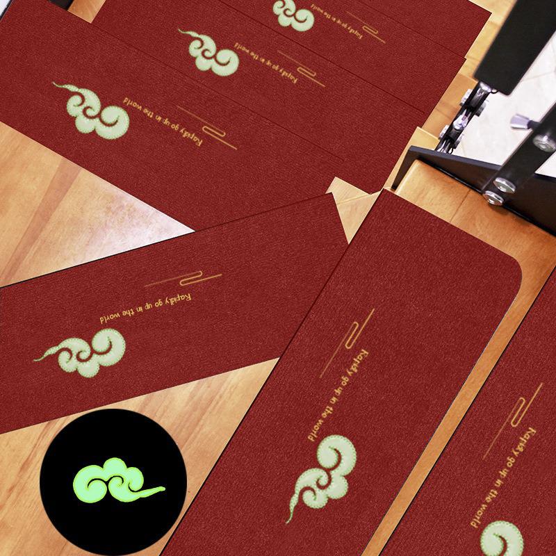 Светящиеся самоклеящиеся коврики на ступени лестницы - Соединяемые, без клея, коврики для защиты массива дерева