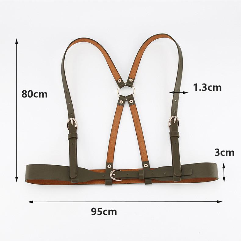 Fashion Solid Color Shoulder Strap Design Women Belt For Party
