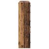 Highboard 2 pcs Reclaimed Wood Look 68 x 37 x 142 cm Engineered Wood