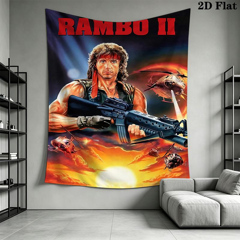 Rambo Last Blood Threepiece Set 1 Duvet Cover 2 Pillowcase Without Core Christmas Birthday Gift Duvet Cover And Pillowcase