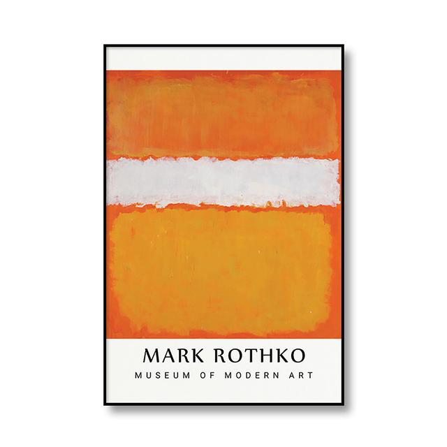 Марк Ротко классический абстрактный холст плакат и принт настенная живопись декоративная картина Современная гостиная украшение дома