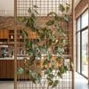 Long Branch Artificial Green Plants Plastic Fake Tree Leaves  Outdoor Garden Decor