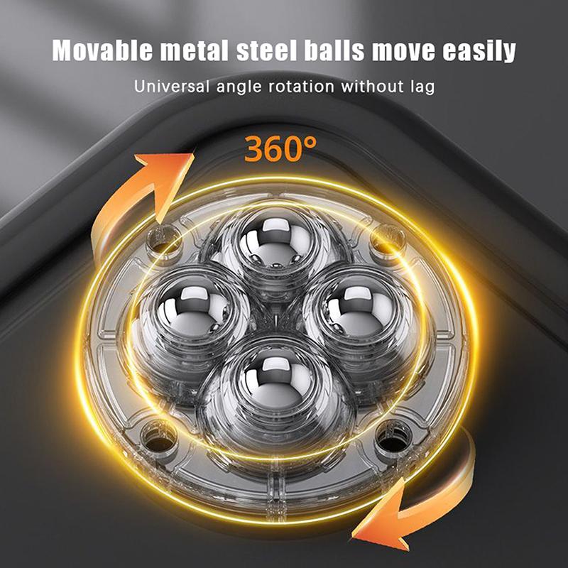 4 шт. самоклеящиеся шариковые универсальные колеса для мебели скрытые нижние ролики вращающиеся ролики бытовые аксессуары